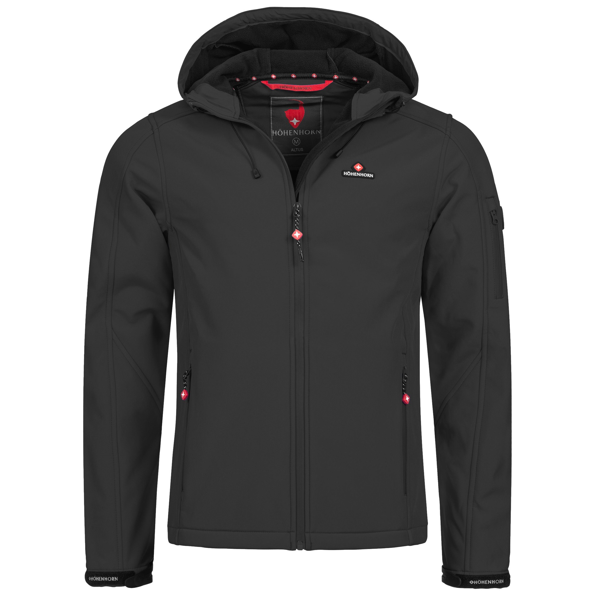 Vejtmcc Herren Softshelljacke - Atmungsaktive Übergangsjacke Mit Kapuze